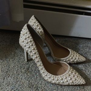 pearled heels